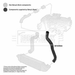 Hose Clip BORG & BECK BTH1514 OE Ref 53 36 128