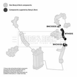 Hose Clip BORG & BECK BTH1515 OE Ref 14463-1KC0B
