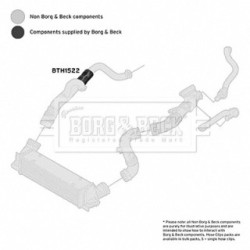 Hose Clip BORG & BECK BTH1522 OE Ref 11657556551 BORG & BECK
