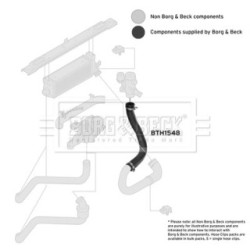 Hose Clip BORG & BECK BTH1548 OE Ref 1C156C646AJ BORG & BECK