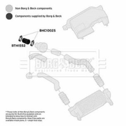 Hose Clip BORG & BECK BTH1552 OE Ref 2T1Q6K683AB