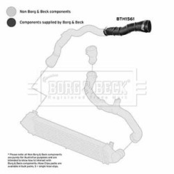 Hose Clip BORG & BECK BTH1561 OE Ref 9G916C646BC
