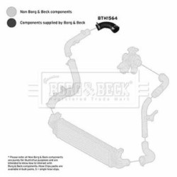 Hose Clip BORG & BECK BTH1564 OE Ref 1362391