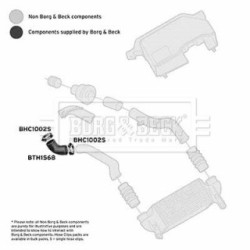 Hose Clip BORG & BECK BTH1568 OE Ref XS4Q6K683FA
