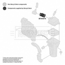 Hose Clip BORG & BECK BTH1574 OE Ref 1699412 BORG & BECK