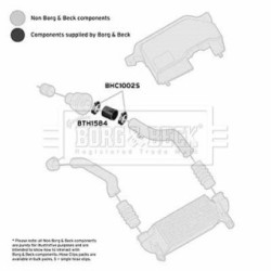 Hose Clip BORG & BECK BTH1584 OE Ref 1219652