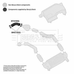 Hose Clip BORG & BECK BTH1586 OE Ref 1135967