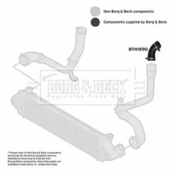 Hose Clip BORG & BECK BTH1590 OE Ref 1507991