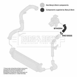 Hose Clip BORG & BECK BTH1594 OE Ref 1516729