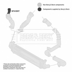 Hose Clip BORG & BECK BTH1597 OE Ref 1578121