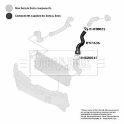 Hose Clip BORG & BECK BTH1636 OE Ref 7M3145709A