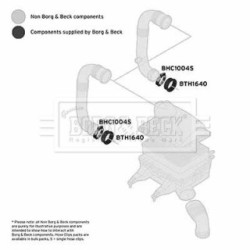 Hose Clip BORG & BECK BTH1640 OE Ref 2E0129213A