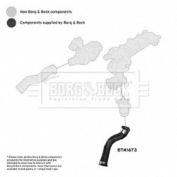 Hose Clip BORG & BECK BTH1673 OE Ref 11617810615