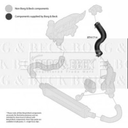 Hose Clip BORG & BECK BTH1714 OE Ref 8K0145737Q