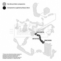 Hose Clip BORG & BECK BTH1718 OE Ref 8E0 145 838 AA