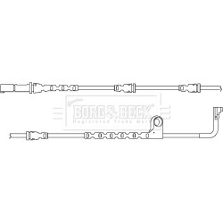 Brake Pad Sensor BORG & BECK BWL3034 OE Ref 34356789503