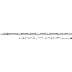 Brake Pad Sensor BORG & BECK BWL3064 OE Ref 34356790304