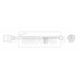 Brake Pad Sensor BORG & BECK BWL3213 OE Ref 98160916300