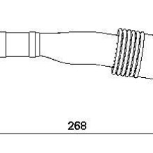 EGR Valve Pipe BorgWarner 61306D OE Ref 038131521BM