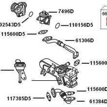 EGR Vacuum Control Valve BorgWarner 710413 OE Ref AKTUATOR BorgWarner