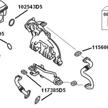 Exhaust Gas Recirculation BorgWarner 7900382