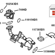 Exhaust Gas Recirculation BorgWarner 7900385