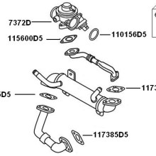 Exhaust Gas Recirculation BorgWarner 7900399