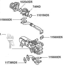 Exhaust Gas Recirculation BorgWarner 7900414