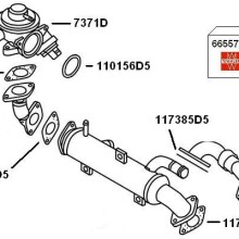 Exhaust Gas Recirculation BorgWarner 7900416