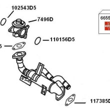 Exhaust Gas Recirculation BorgWarner 7900418
