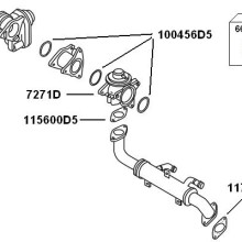 Exhaust Gas Recirculation BorgWarner 7900422
