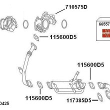 Exhaust Gas Recirculation BorgWarner 7900425