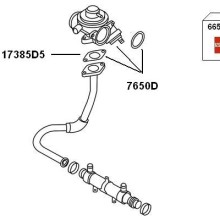 Exhaust Gas Recirculation BorgWarner 7900426