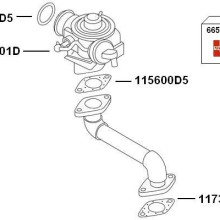 Exhaust Gas Recirculation BorgWarner 7900427