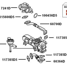 Exhaust Gas Recirculation BorgWarner 7900431
