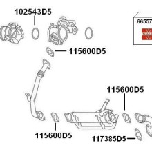 Exhaust Gas Recirculation BorgWarner 7900437
