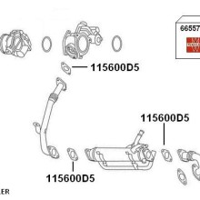 Exhaust Gas Recirculation BorgWarner 7900471