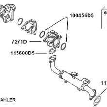 Exhaust Gas Recirculation BorgWarner 7900503 BorgWarner