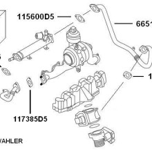 Exhaust Gas Recirculation BorgWarner 7900506