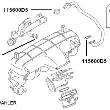 Exhaust Gas Recirculation BorgWarner 7900509