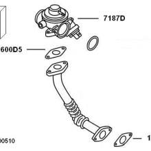 Exhaust Gas Recirculation BorgWarner 7900510
