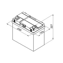 Batterie de démarrage BOSCH 0092S40210 pour DAEWOO, GM KOREA, DAIHATSU et plus encore... BOSCH