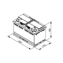 Batterie de démarrage BOSCH 0092T30130 pour AVIA, BEDFORD, CITROEN et plus encore... BOSCH