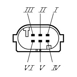 Headlight Levelling Actuator BOSCH 0132801143 OE Ref A 000 829 06 01