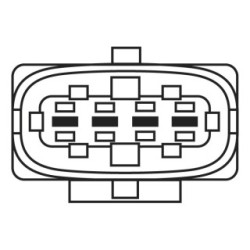 Sonde lambda BOSCH 0258006758 pour CHEVROLET ASTRA, VECTRA OE 93312393