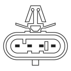 Sonde lambda BOSCH 0258006827 pour CHEVROLET, SUZUKI OE 93385924 BOSCH