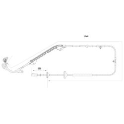 Capteur de vitesse de roue BOSCH 0265006106 pour ROVER 800