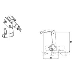 Capteur de vitesse de roue BOSCH 0265006671 pour NISSAN TERRANO