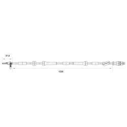 Capteur de vitesse de roue BOSCH 0265007040 pour LANCIA KAPPA