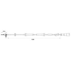 Capteur de vitesse de roue BOSCH 0265007048 pour ALFA ROMEO 156 BOSCH